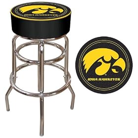 University of Iowa Padded Bar Stool