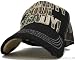ヘンプガレージCAP BIGWATCH ブラック/カモ柄　ＣＰＨ-01Ｋ　【大きいサイズ】【帽子】【ワッペン】【迷彩】