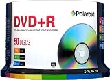Polaroid PRDVDPR050S DVD+R 4.7GB 120-Minute 16x Recordable DVD Disc, 50-Pack Spindle