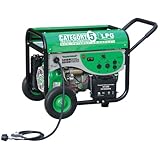 Champion Power Equipment 71307 5,000 Watt 4-Cycle Propane Powered Portable Generator (CARB compliant)