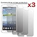 SAMSUNG GALAXY TAB 3 SCREEN PROTECTOR, Nue Design Cases TM Tab 3 (7.0) Screen Protector Anti-Glare, Anti-Scratch, Anti-Fingerprint HD Clear Film (Invisible) [3 PACK]