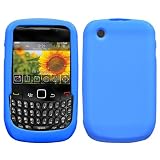 Blue Color BlackBerry Curve 3G 9300 (T-Mobile) & Gemini Curve 8520 & 8530 Silicone Skin Case