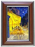 絵画　額付ポストカード　ゴッホ　夜のカフェテラス