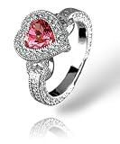 Jewelry : Signature Heart Stone Diamond Pave Ring