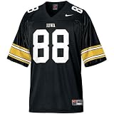 Nike Iowa Hawkeyes #88 Youth Black Replica Football Jersey