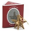 Olive Wood Star Nativity Ornament with Gift Box