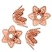Beadaholique Ornate Pointed 6-Petal Bead Caps, 7mm, Genuine Copper