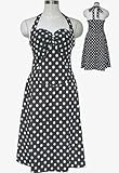 Plus size Polka Dot 50 s Retro Halter Dress 20W 2XLL