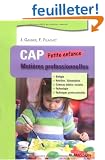 Mati�res professionnelles : CAP Petite enfance