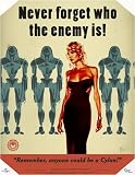 (17x22) Lot of 5 Battlestar Galactica Propaganda TV Posters Prints