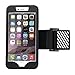 iPhone 6 & 6S Sport Armband-YOKIRIN Running Phone Case Holder Silicone iPod Touch with Reflective Band for iPhone 6S iPhone 6 (Black)