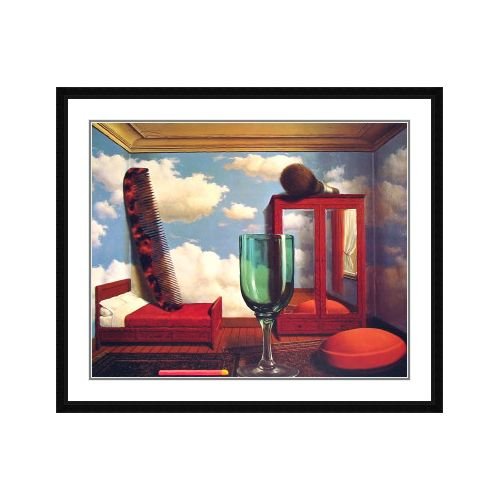 Magritte Framed Art Print Les Valeurs Personnelles