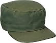 Olive Drab - Adjustable Military Fatigue Cap (Polyester/Cotton)