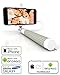 Premium Wired Selfie Stick for iPhone 5, 6, Samsung Galaxy - Takes Selfies in Seconds, Get Perfect HD Photos, Video, Operates Flash - No Apps, No Downloads, No Batteries Required