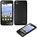 Huawei Vision 3 LTE Case, Slim Gel Cover Case Black + Screen Protector