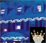 Set Of 150 Clear Swag Christmas Lights - White Wire