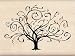 Inkadinkado Wood Stamp, Flourished Fall Tree