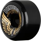 Powell Classic "Black Bomber" 64mm Skateboard Wheels (Set of 4)