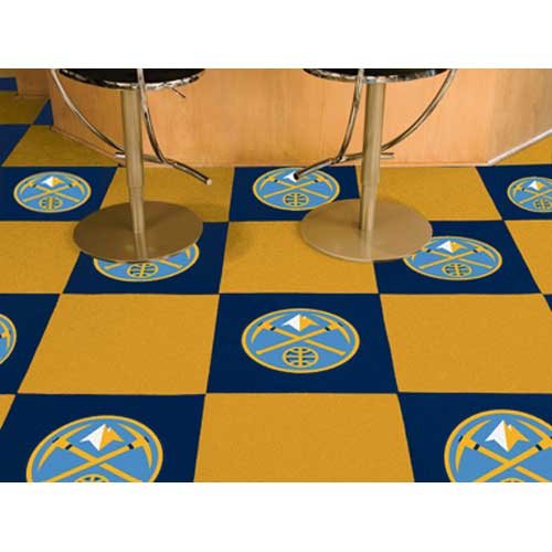 Denver Nuggets NBA Carpet Tiles (18x18" tiles)"