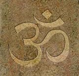 Om Symbol Engraved on Stone - 24