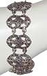 Sterling Silver Link Bracelets for Women 7.5 inches (bracelet146)