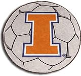 Illinois Fighting Illini Small Soccer Ball Rug