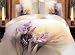 Orifashion 4 Pieces 100% Twill Cotton Bedding Set, Flowers and Plants Pattern