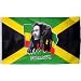 Qualit�ts Fahne Flagge Bob Marley Freedom 90 x 150 cm mit verst�rktem Hissband