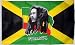 Qualit�ts Fahne Flagge Bob Marley Freedom 90 x 150 cm mit verst�rktem Hissband