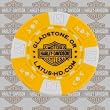 Poker Chip - Yellow - Harley Davidson
