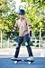 Teenage Boy Riding Skateboard - 36