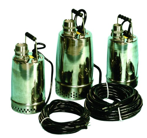 AMT Pump 02XH5 Submersible Pump, Stainless Steel 304, 1/2 HP, 115V, Curve B, 2