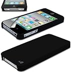 Black Ultra Thin Rubberized Matte Hard Case Cover for Apple iPhone 5