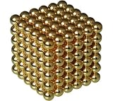 Magnetisches Puzzle M-CUBE gold aus 216 Neodym-Magneten - MIK funshopping