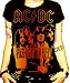 Mosquitohead Women's 'AC/DC HIGHWAY TO HELL' REVERSE-BURN FRONT PRINT T-SHIRT