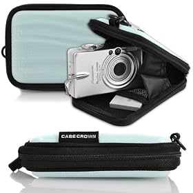 CaseCrown Pebbled Granite (Blue) Hard Cover Case for Canon PowerShot SX230HS 12 MP Digital Camera with HS SYSTEM and DIGIC 4 Image Processor