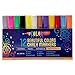 Liquid Chalk Markers By Color Zodiac - For Moms, Kids, Artists, Bistro Owners - 12 Vivid Colors - Eco-Friendly, Water-Based Ink Won't Stain Fingers Or Clothes - 5mm Reversible Tip - Perfect For Arts