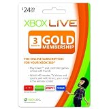 Xbox LIVE 3 Month Gold Membership [Online Game Code] ~ Microsoft
