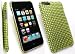 EMARTBUY APPLE IPOD TOUCH 2/3 DIAMANTE HARD BACK COVER GREEN + SCREEN PROTECTOR