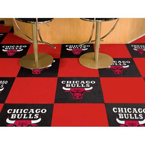 Chicago Bulls NBA Carpet Tiles (18x18" tiles)"