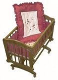 Lambs & Ivy Secret Garden Cradle Set 18''x36''