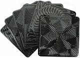 Op Art Rubbing Plates-Set Of Six