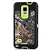 Kecko Defender Series Realtree Camo Full Body Armor Protective Silicon Case Cover with Built-in Screen Protector for Samsung Galaxy Note 4 - Forest Green