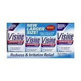 Visine Sterile Advanced Relief Eye Drops, 3 Ounces Package (2 Bottles 1 Fl Oz Plus 2 Bottles 1/2 Oz )