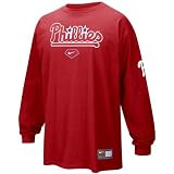 Nike Philadelphia Phillies Red Practice Long Sleeve T-shirt