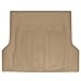 MotorTrend® Heavy Duty Premium Rubber Cargo Mat Trimmable Trunk Liner for Trucks and Sedans Multi Size X-Large (Beige)