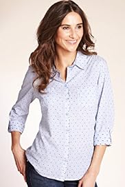 Indigo Collection Pure Cotton Flock Striped Shirt