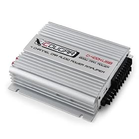 Cougar C400-4 4-Channel Car Amplifier USB MP3 1200W