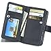 Ailun Phone Case for iPhone 6s, iPhone 6,Two-in-One PU Leather Wallet Case,Magnetic Detachable TPU Back Cover&Multiple Card Slots Cash Compartment,Wrist Strap[Black]