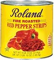 Roland Roasted Red Pepper Strips, 5 lb. 8 oz. Cans (Pack of 2)
